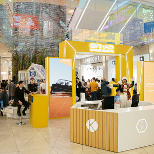 Маркетинговая акция авиакомпании Etihad Airways (Казань, 4000+ чел.)